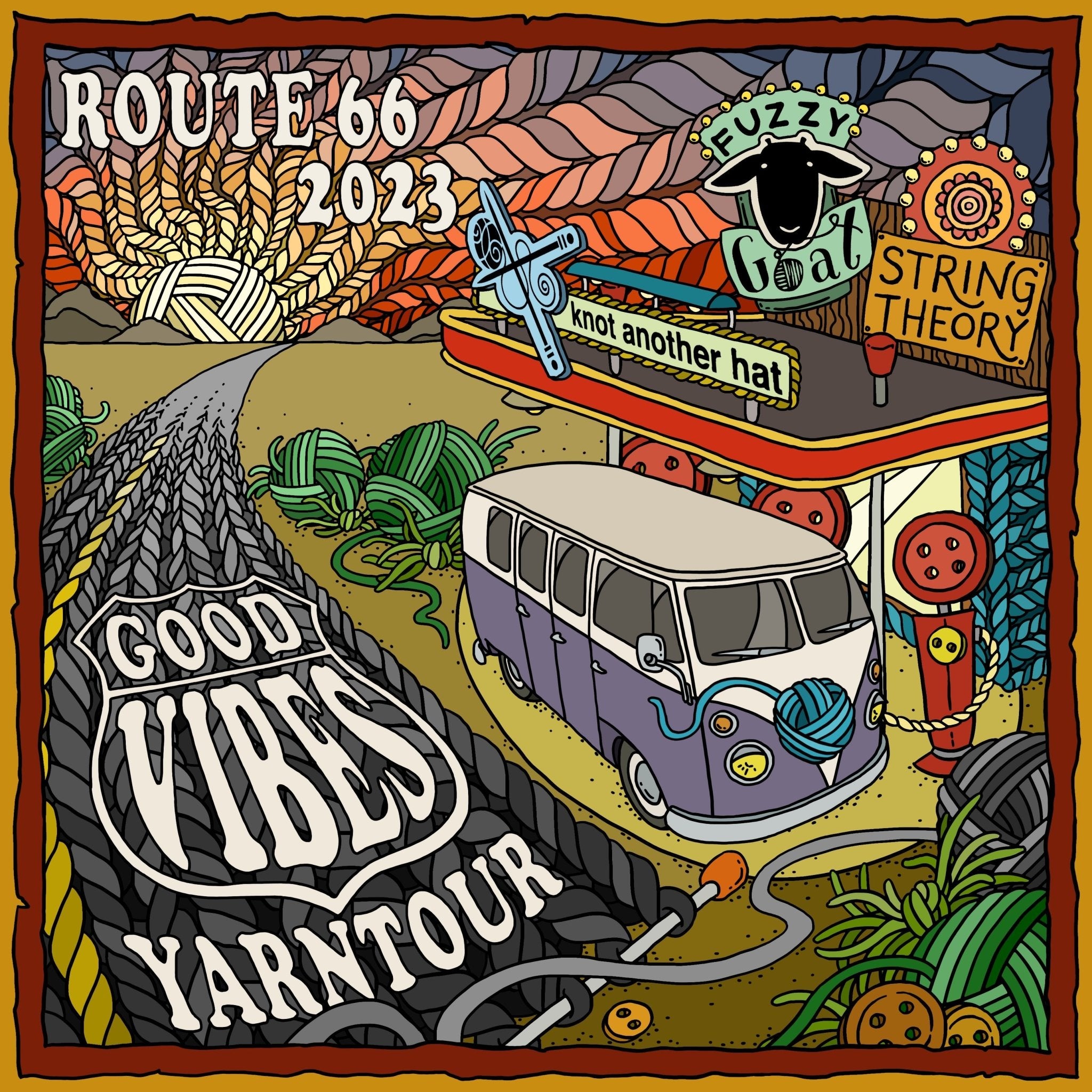 Good Vibes Yarn Tour - String Theory Yarn Co