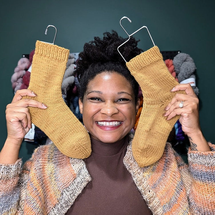 Knit 2 Socks in 1 with Safiyyah Talley (v) - October 18