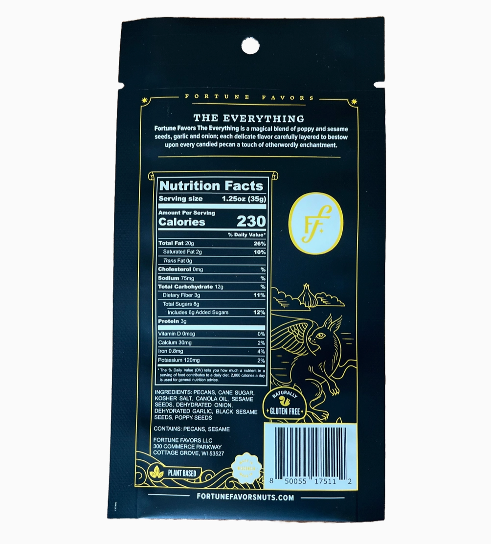 Fortune Favors Toasted Pecans