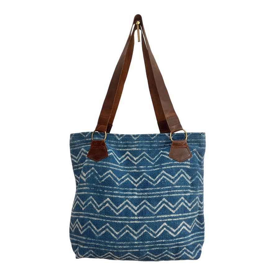 Blockprint Tote