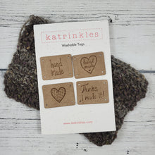 Faux Suede Tags (set of 4)