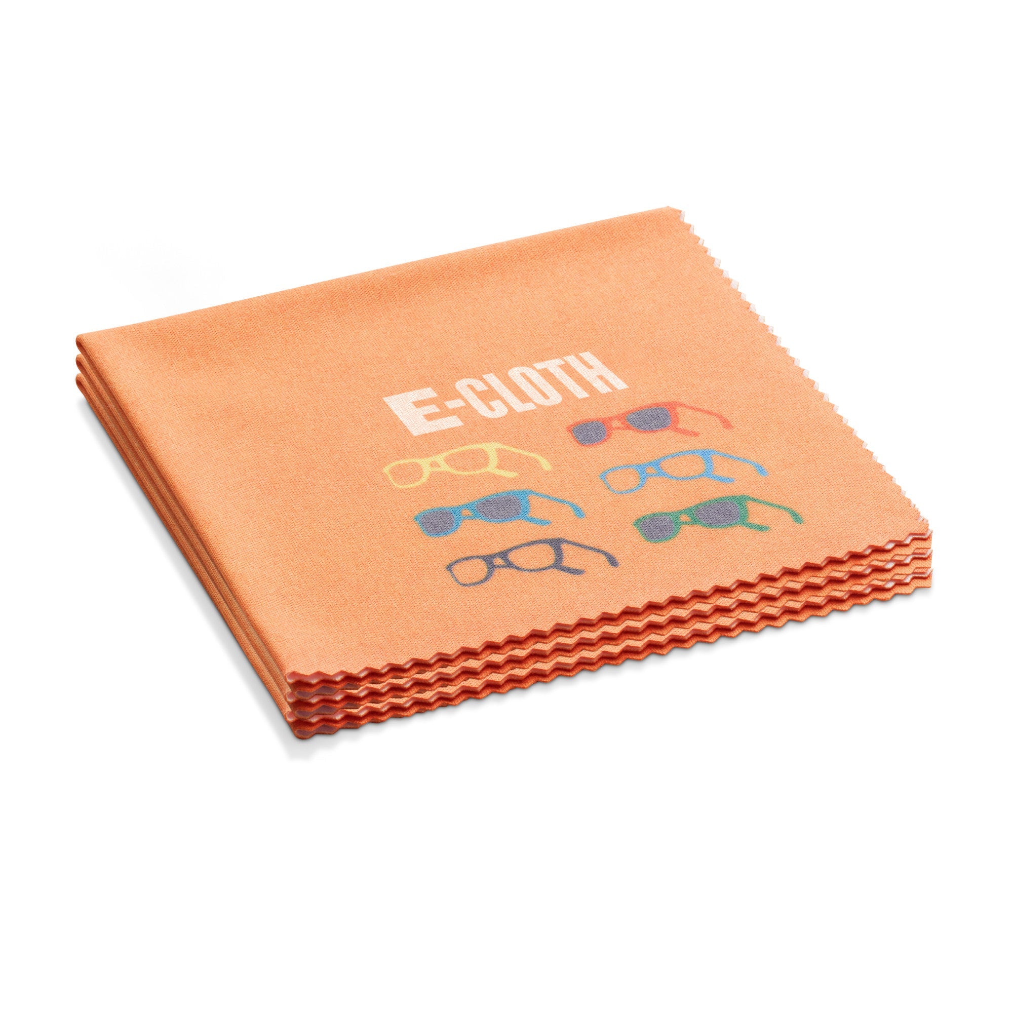 Orange notebook with cartoon character on a white background