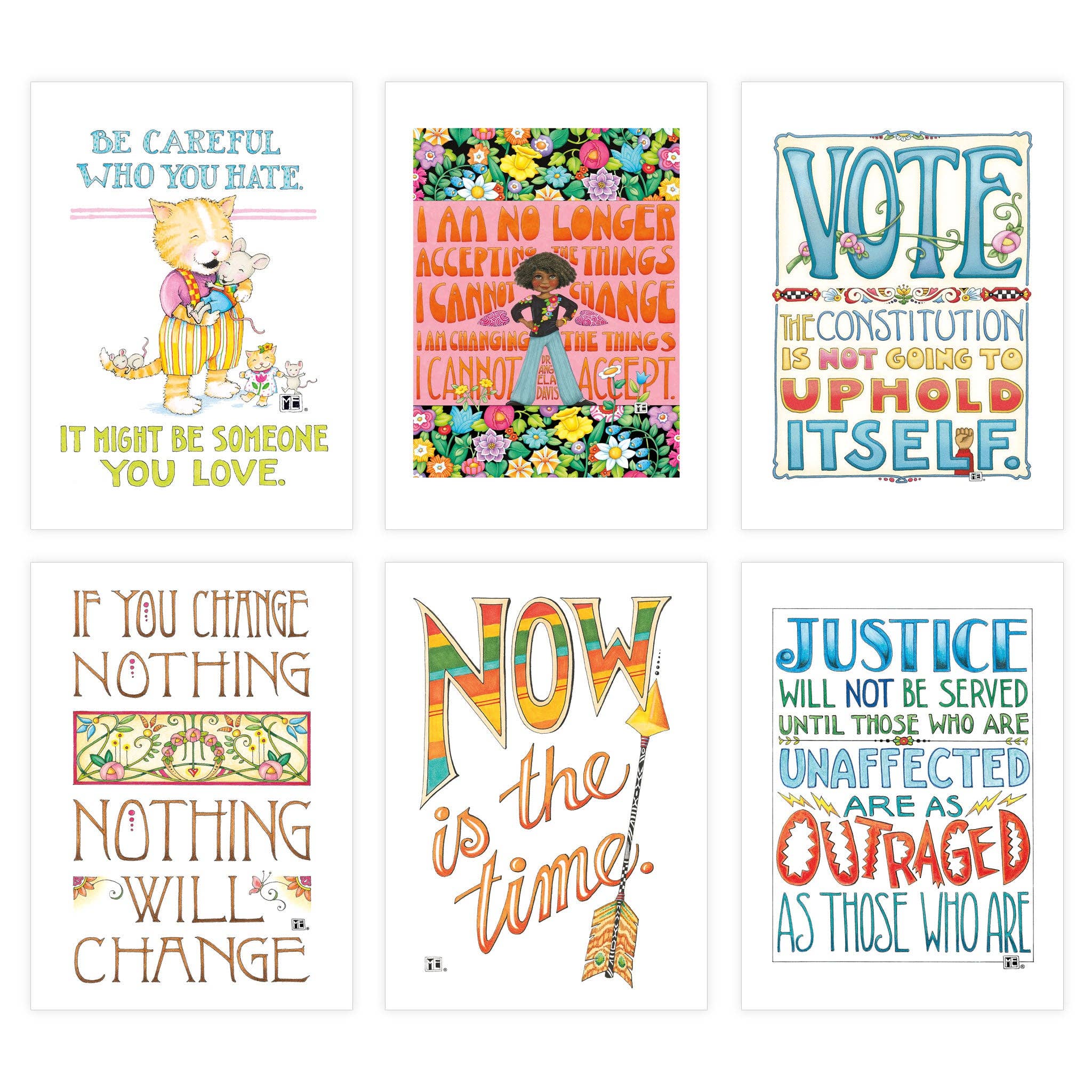 Mary Engelbreit Postcards (set of 6)