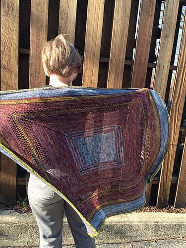How to Wear a Square Shawl - String Theory Yarn Co
