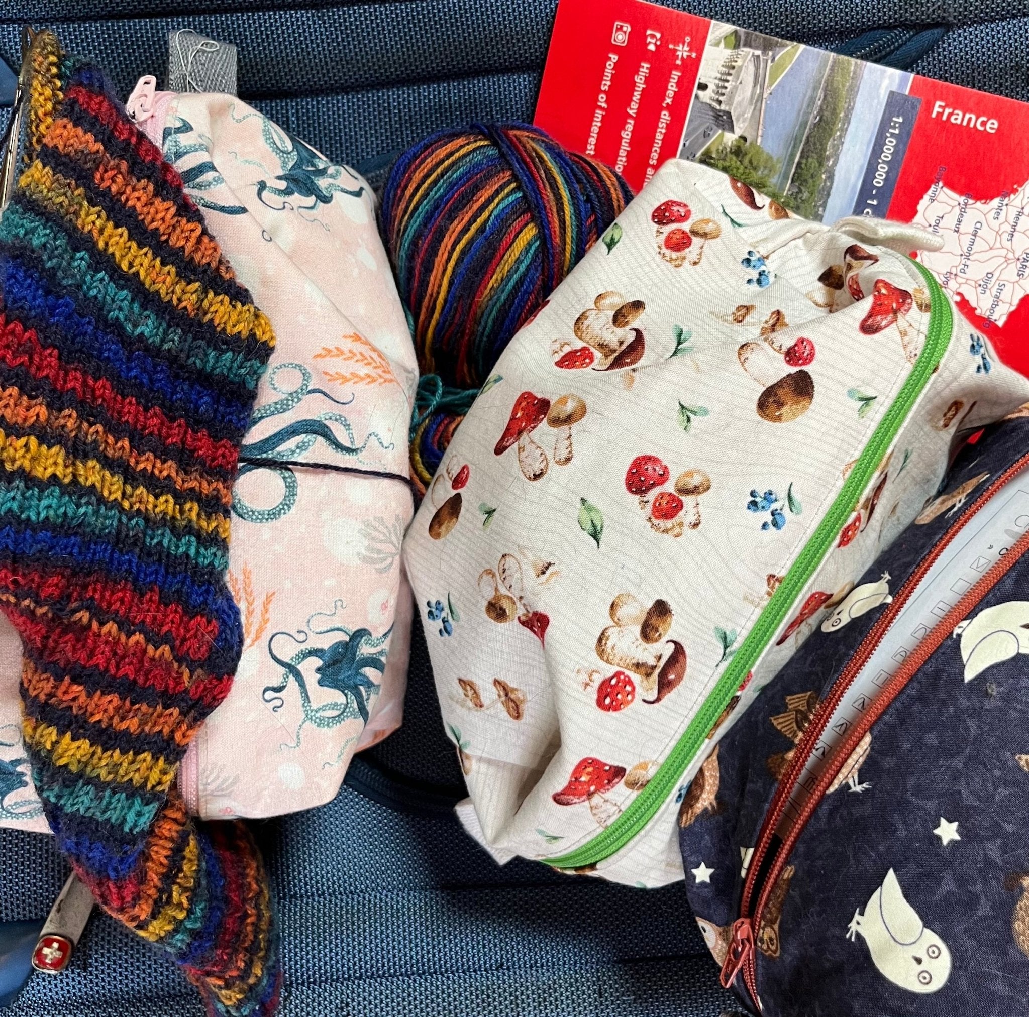 Knitting on the Road - String Theory Yarn Co