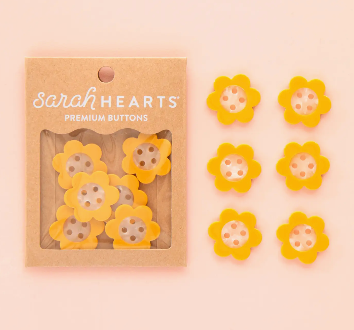Yellow Daisy Buttons