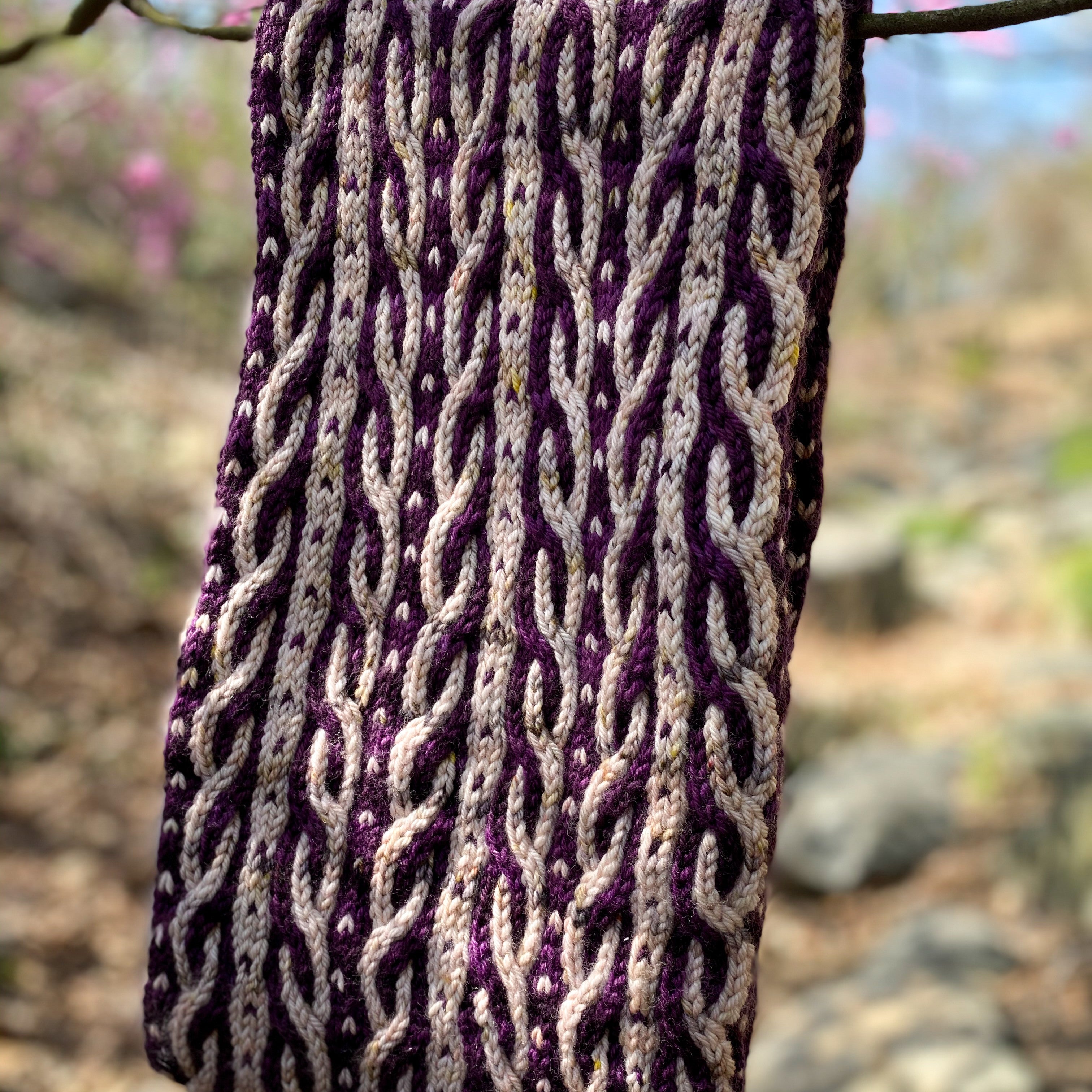 2-Colored Cables with Tanis Gray (v)  - September 13