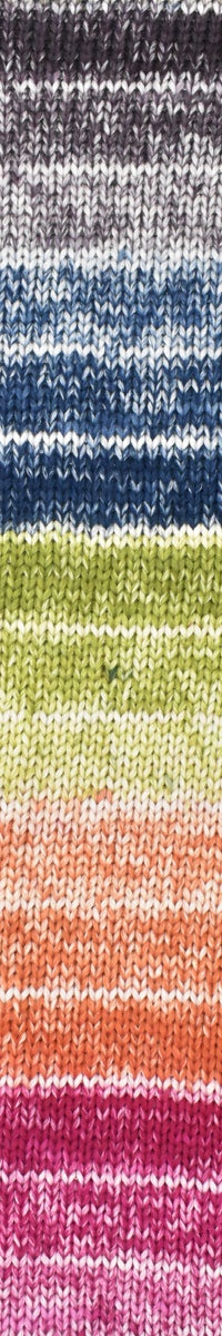 Color swatch with vertical stripes in various colors