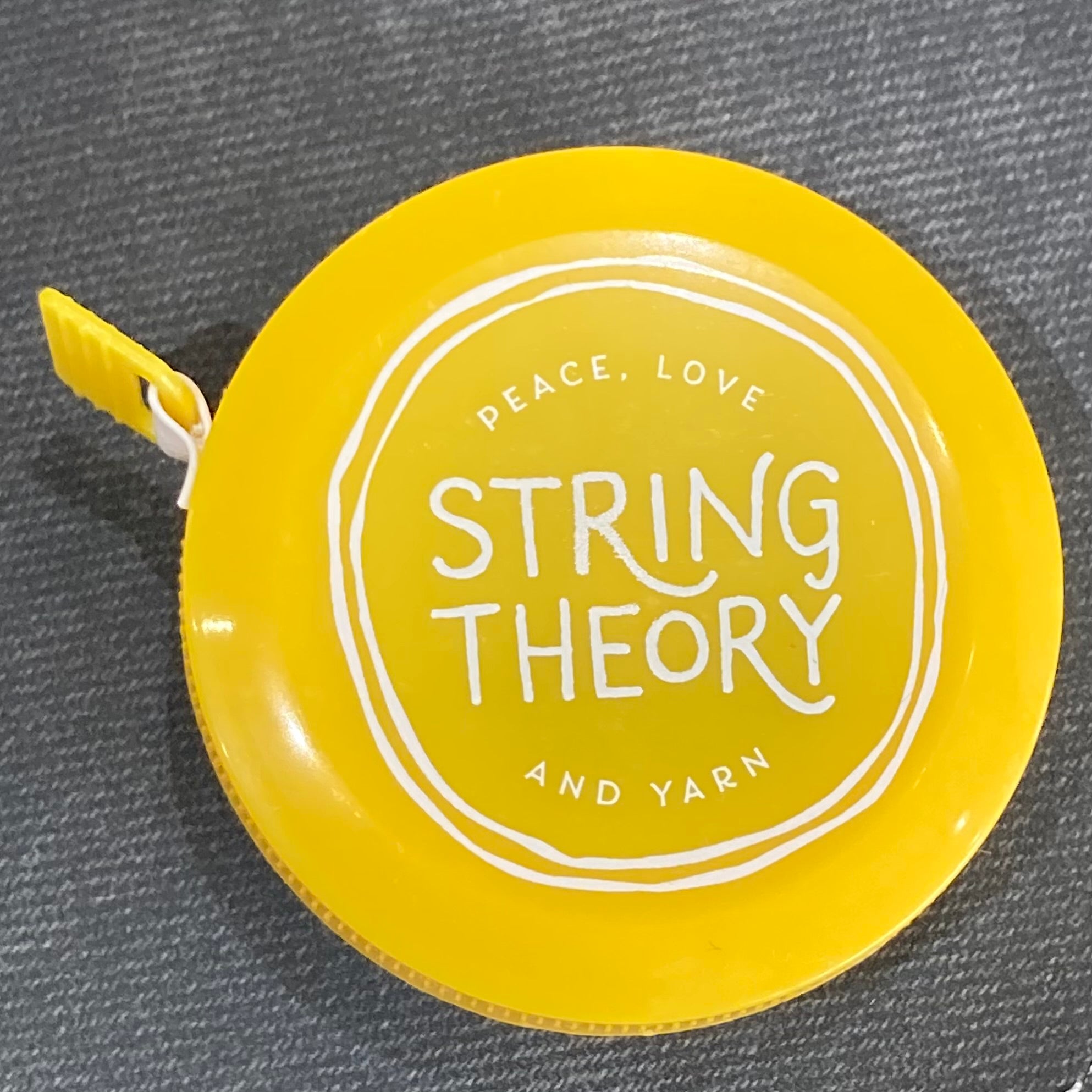 String Theory Tape Measure - yellow