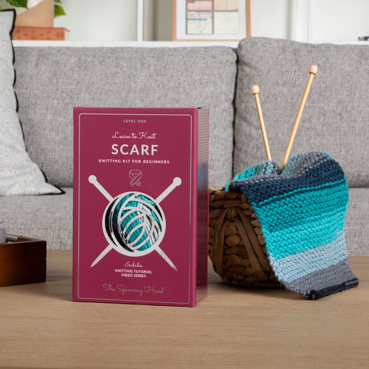 Learn to Knit Scarf Kit