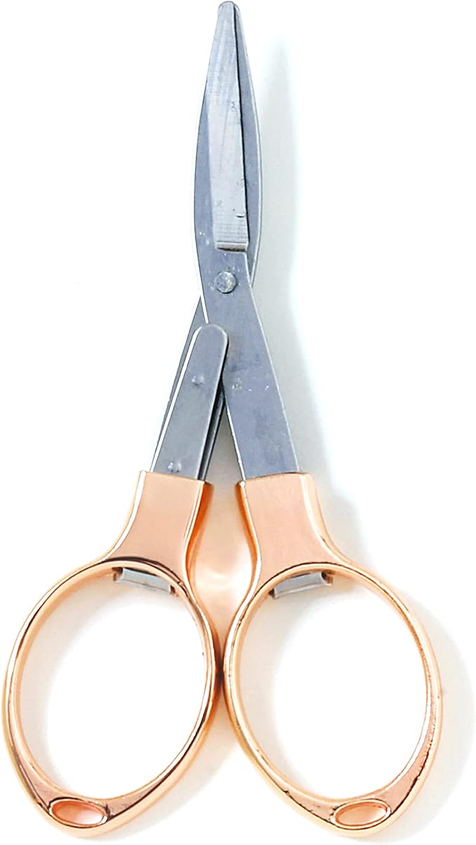 Rose Gold Folding Scissors