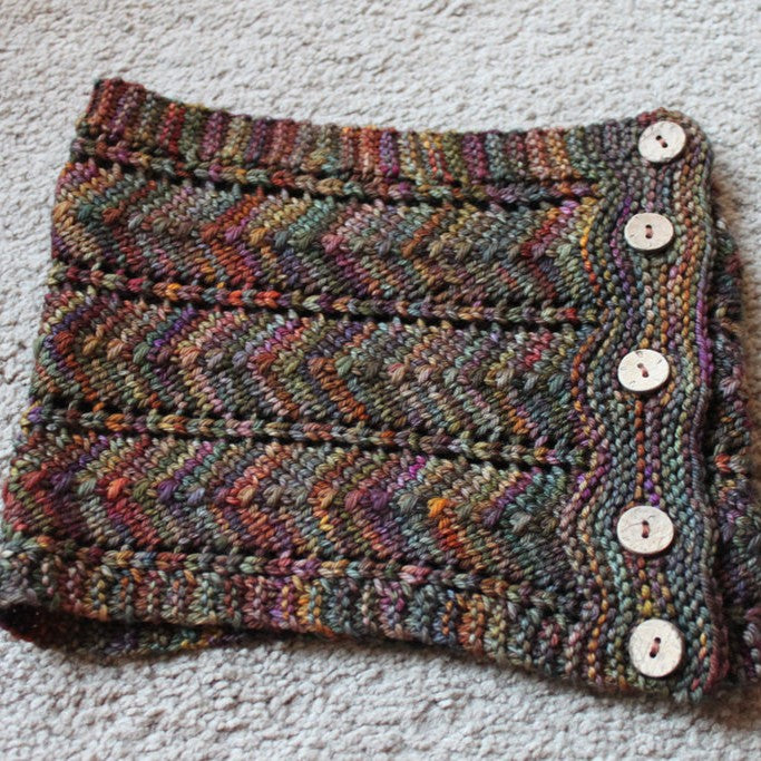 Newish Knitter KAL (v) - Pedestrian Crossing Cowl - January 7, 14 and 21