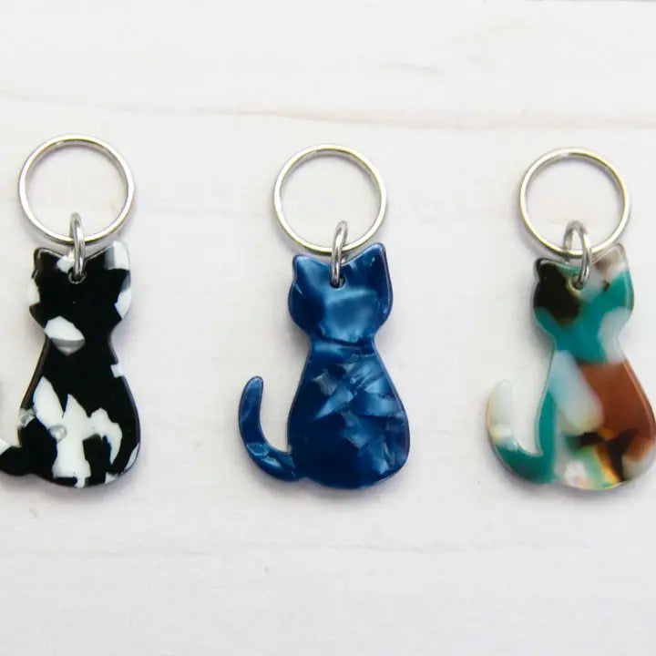 Bold Cat Stitch Markers