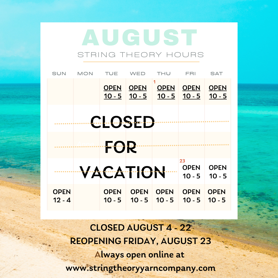 VACATION 🏖️ Aug 4 - 22