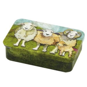 Felted Sheep Crochet Markers & Tin