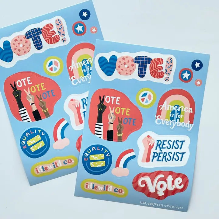 Vote Sticker Sheets