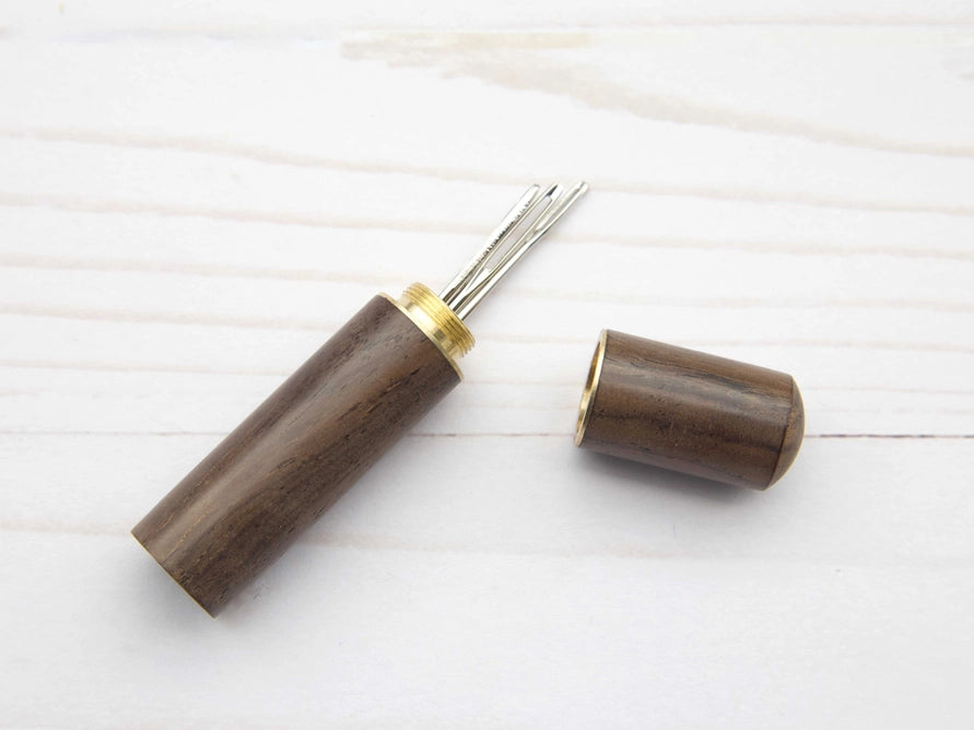 Wooden Needle Case