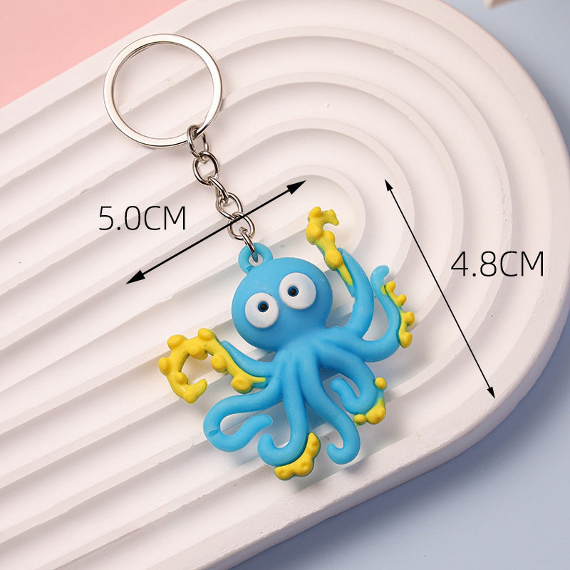 Octopus Keychain