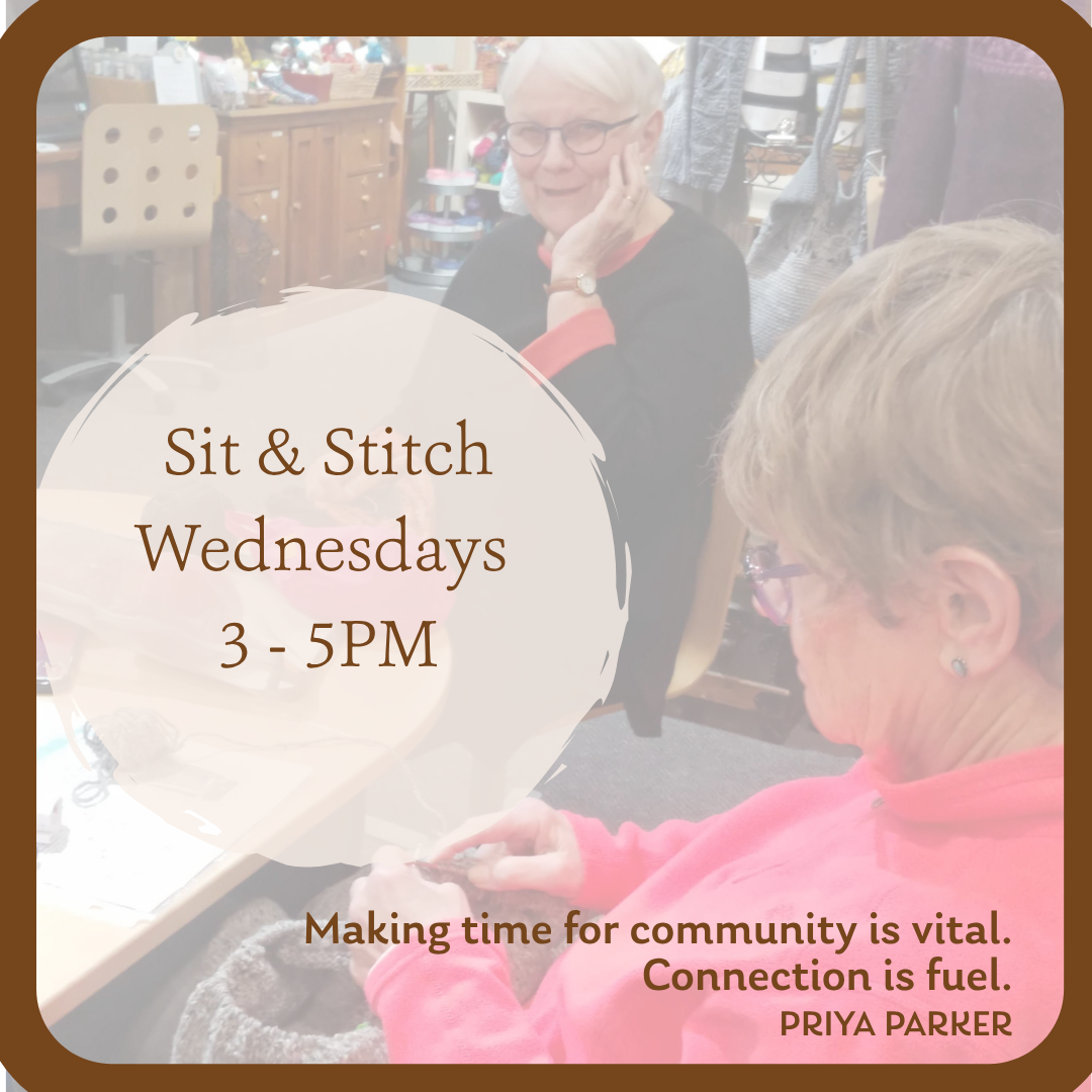 Wednesday Sit & Stitch (P) with Meg