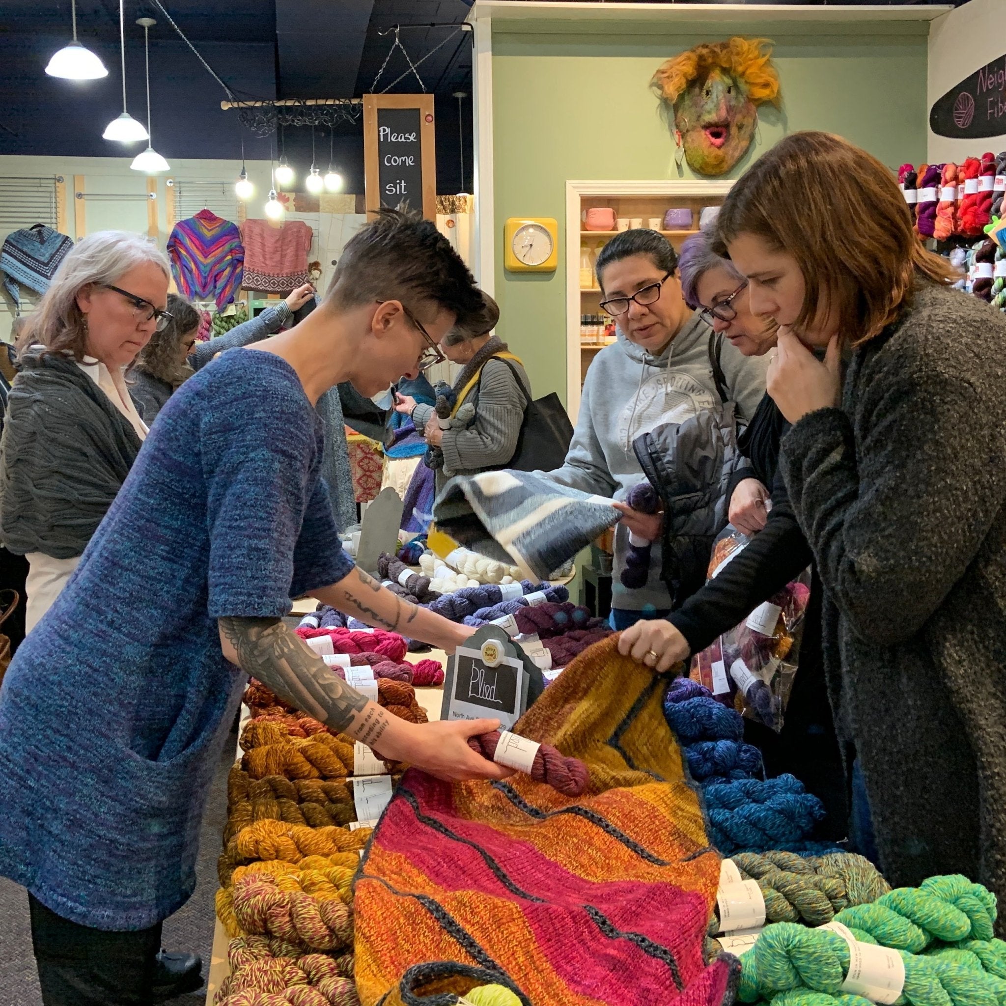 Ann Weaver Plied Trunk Show July 29, 2023 - String Theory Yarn Co