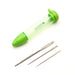 chibi darning needles (green case) - String Theory Yarn Co