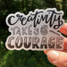 Hand lettered Vinyl Stickers in Gifts | String Theory Yarn Co