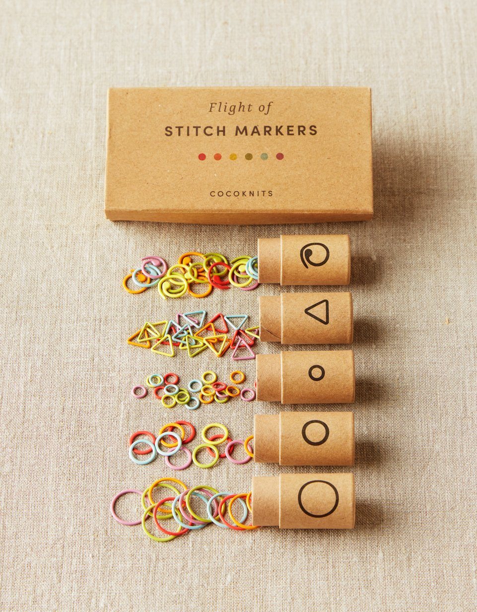 Flight of Stitch Markers in Tools - notions | String Theory Yarn Co