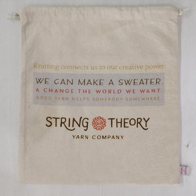 Knitting Connects Drawstring - String Theory Yarn Co