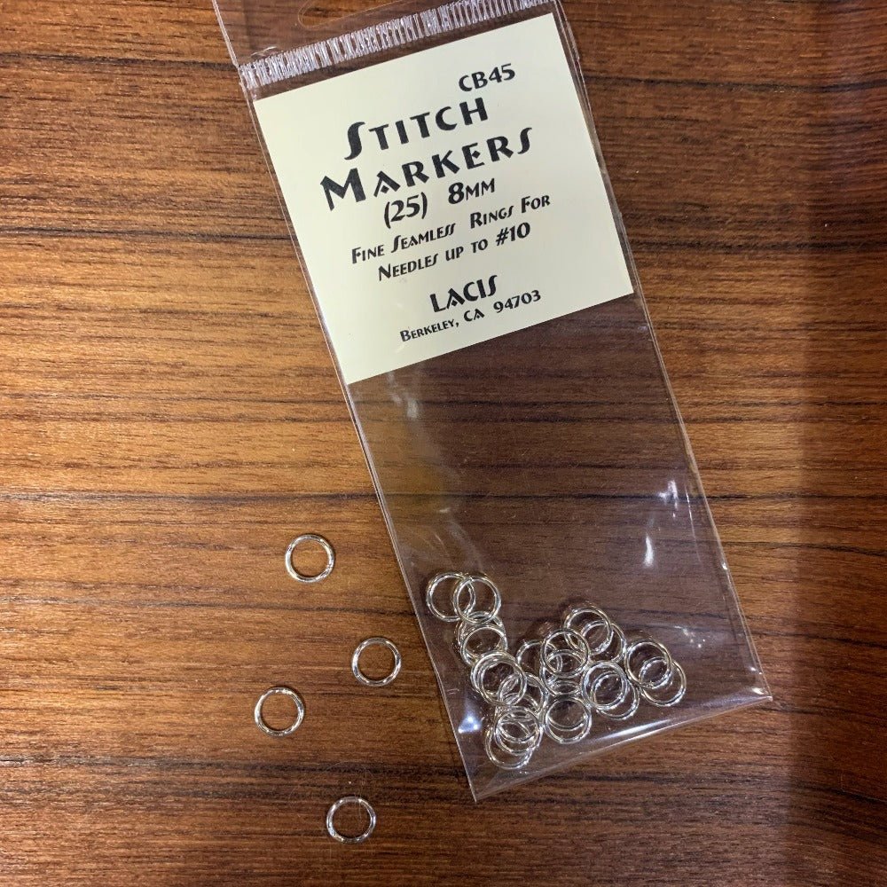 Lacis 8mm Ring Markers (25) - String Theory Yarn Co