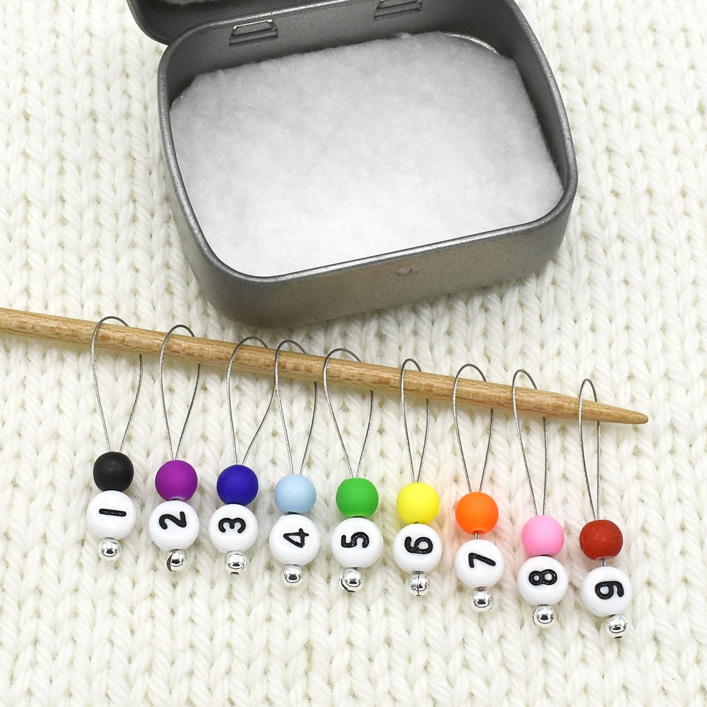 Number Wire Stitch Markers in Tools - notions | String Theory Yarn Co