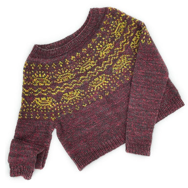 Sunrise Sunset Sweater (v) - Ann Weaver - September 17, October 1, 15 and 29 - String Theory Yarn Co