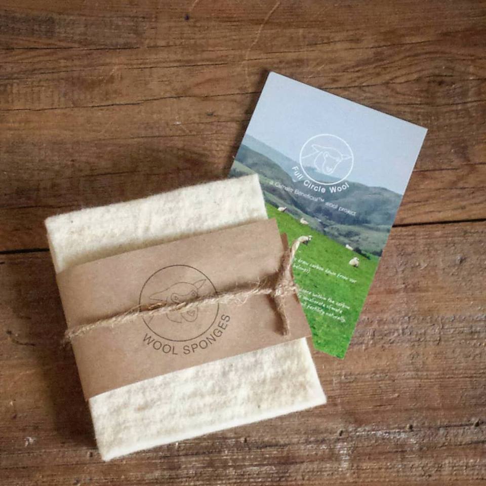 Wool Sponge, set of 2 - String Theory Yarn Co